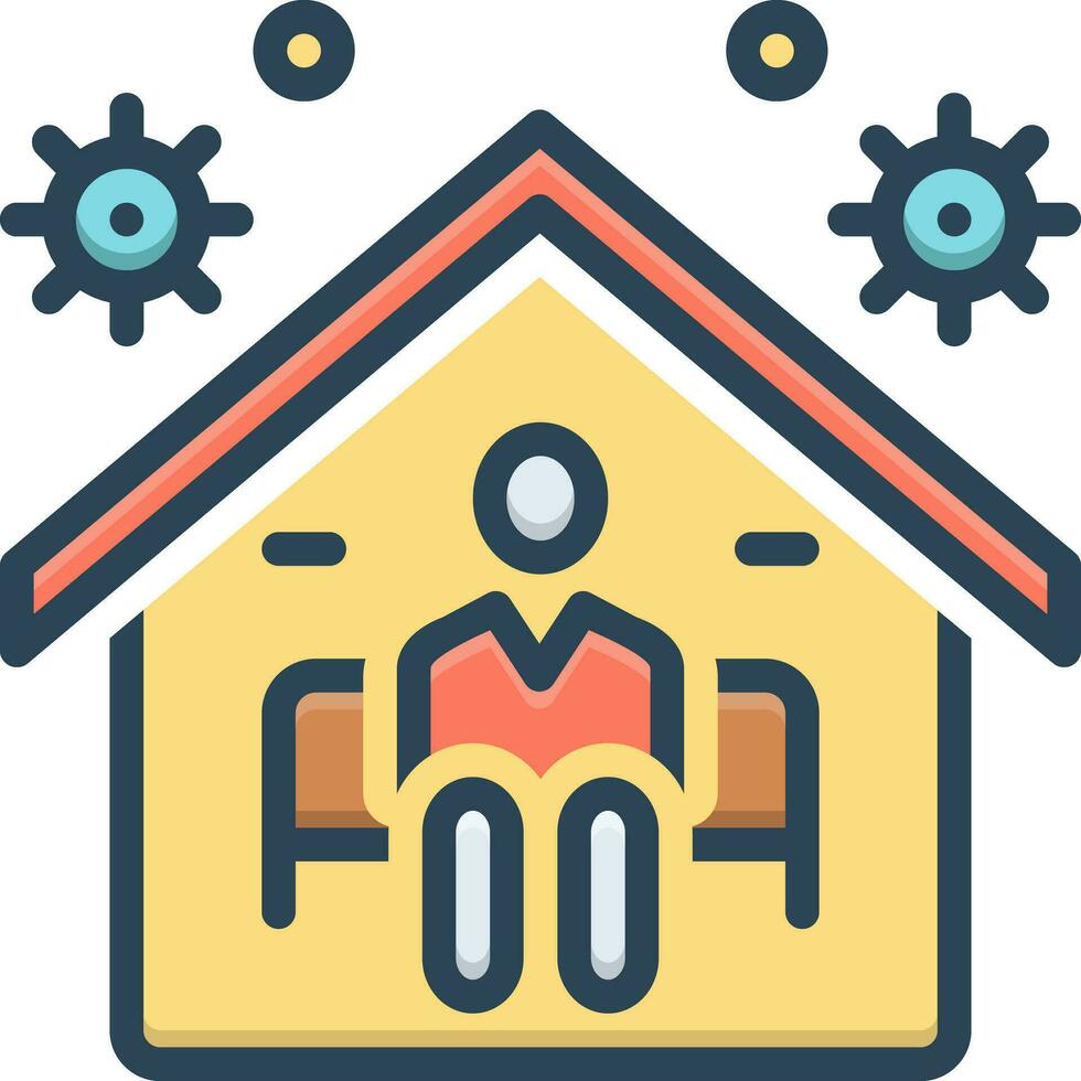 color icon for at vector