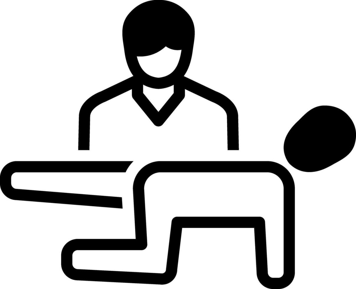 solid icon for trainers vector