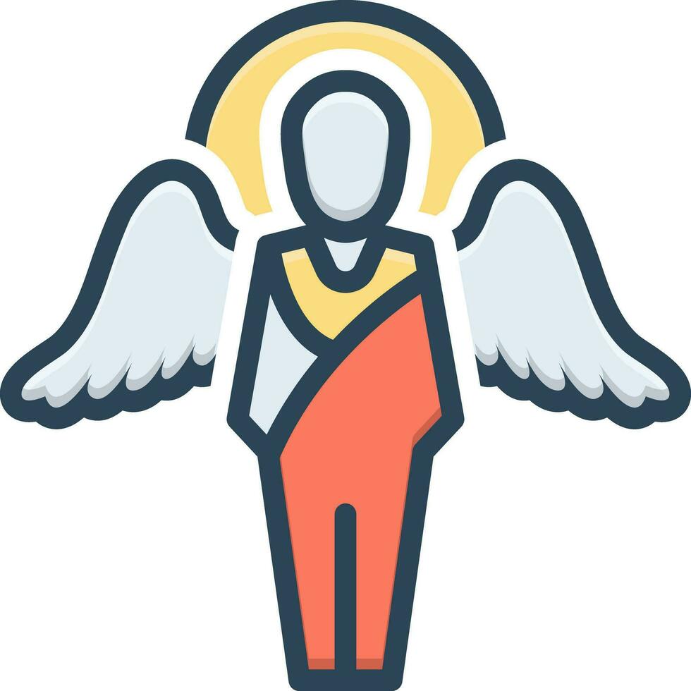 color icon for gabriel vector