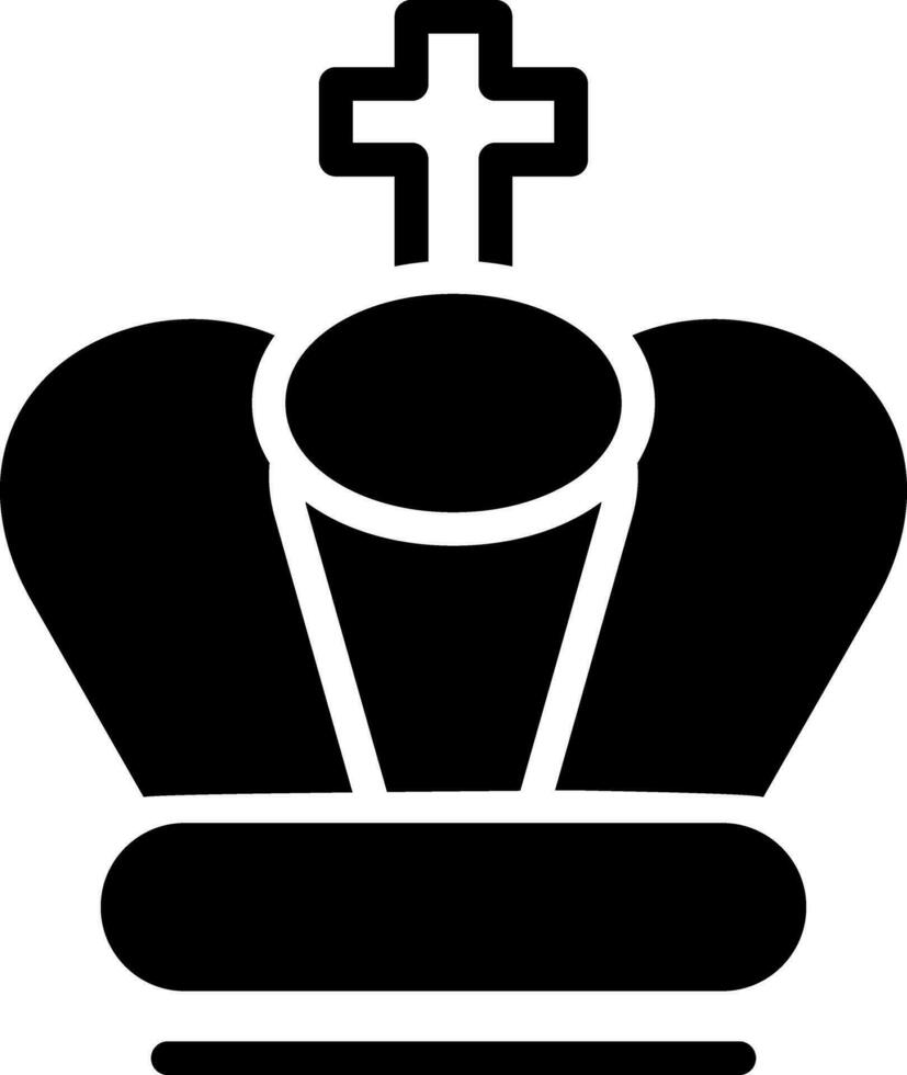 solid icon for royal vector