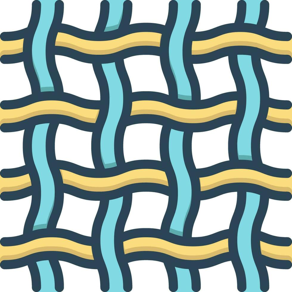 color icon for textile vector