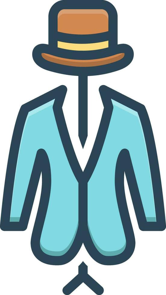 color icon for fashion vector