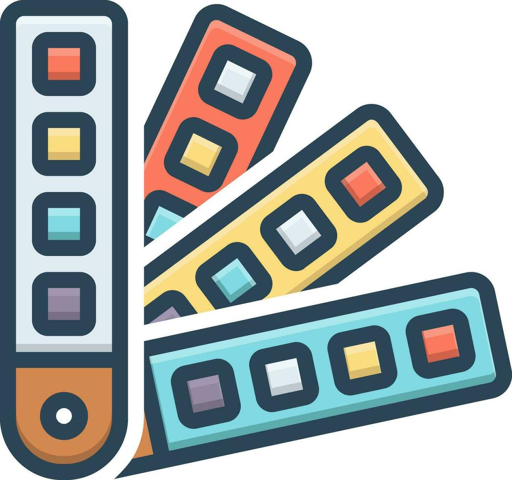 color icon for colours vector