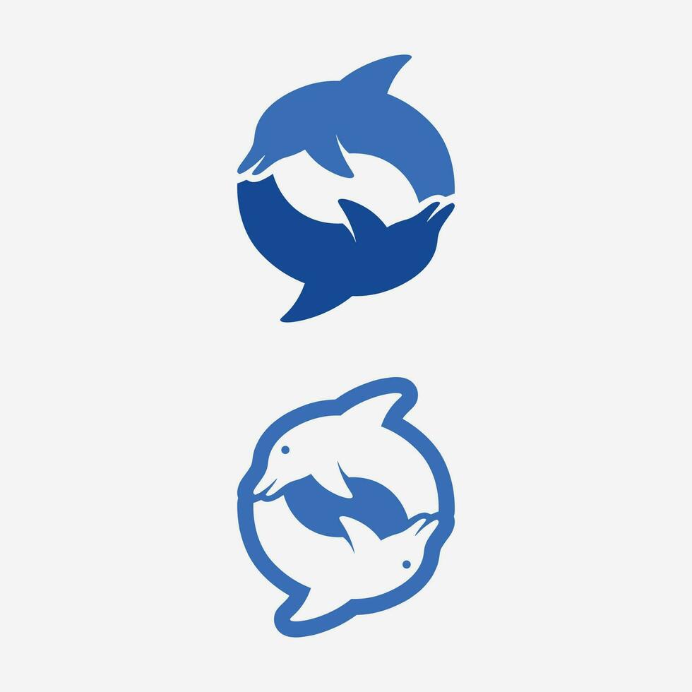 Fish abstract icon design logo template,Creative vector symbol of fishing club or online shop.