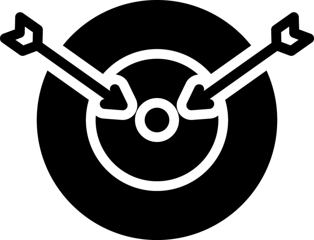 solid icon for destiny vector