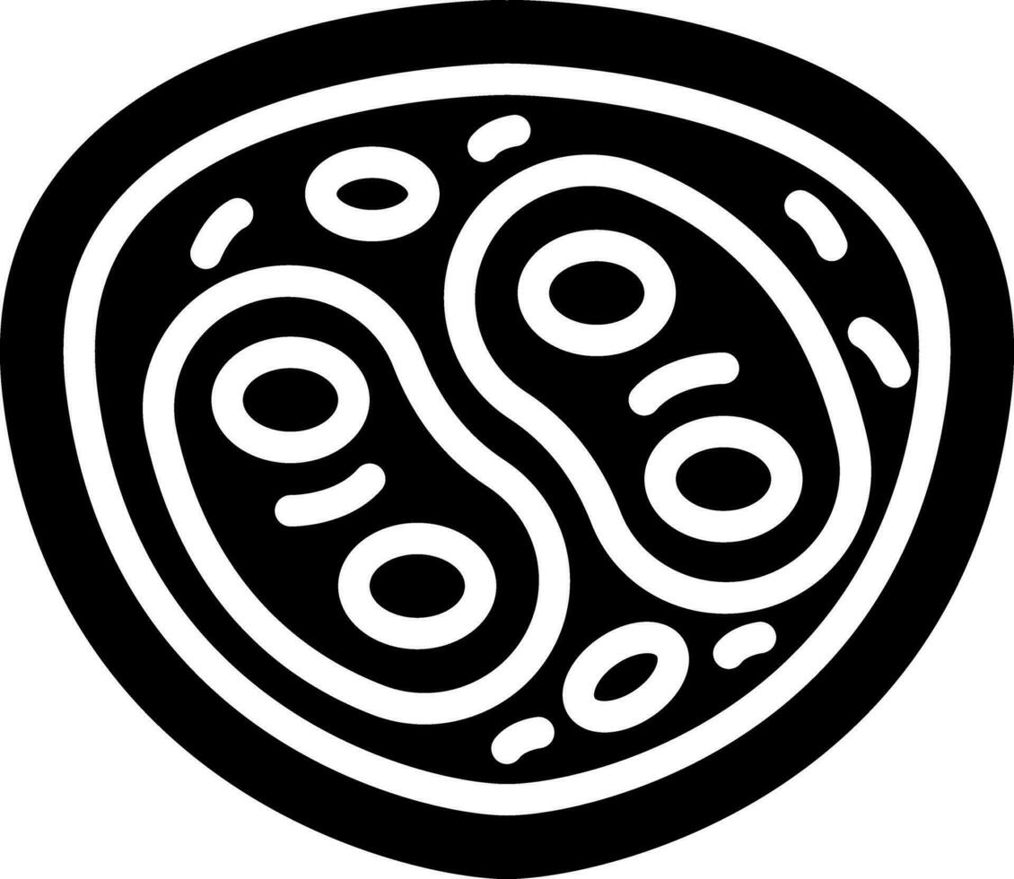 solid icon for cells vector