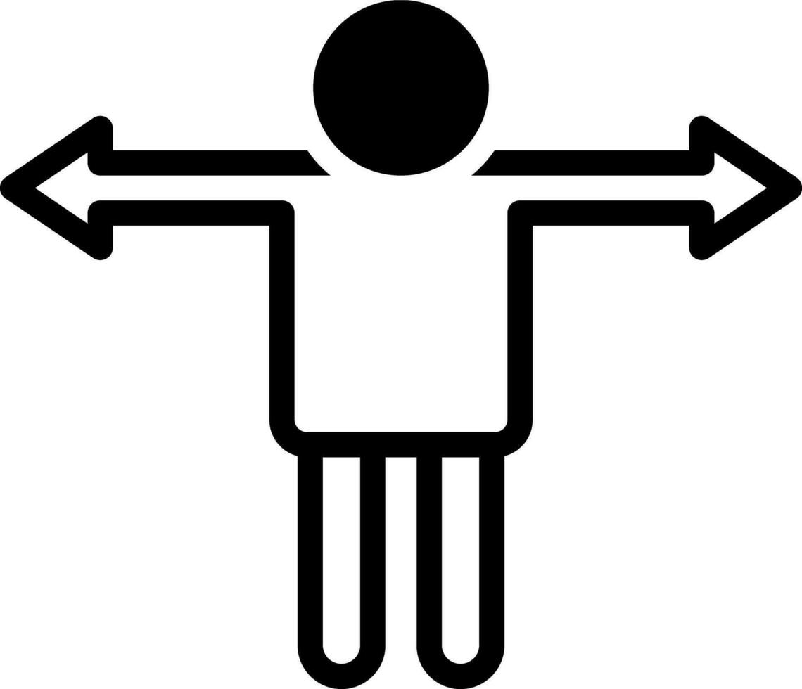 solid icon for variance vector