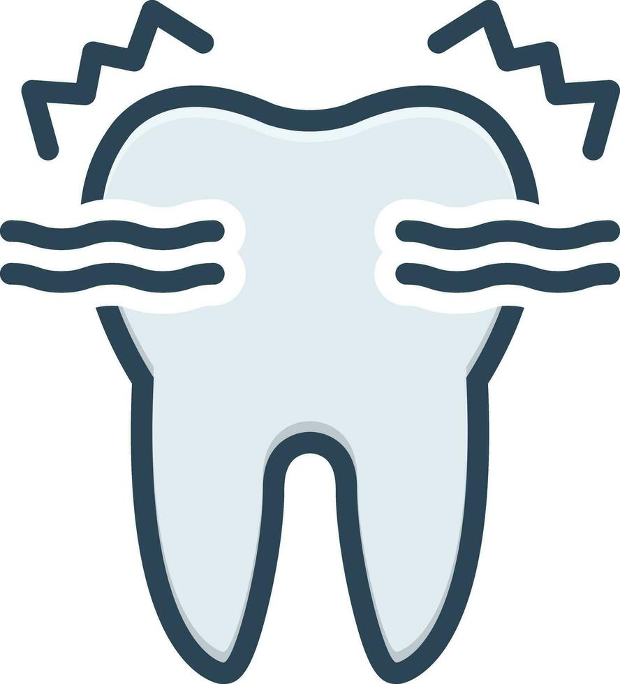 color icon for sensitive vector