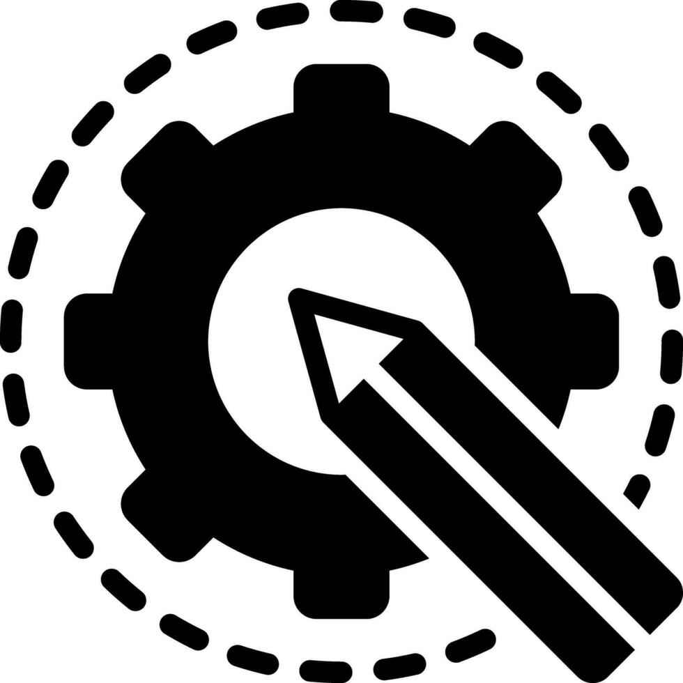 solid icon for resource vector