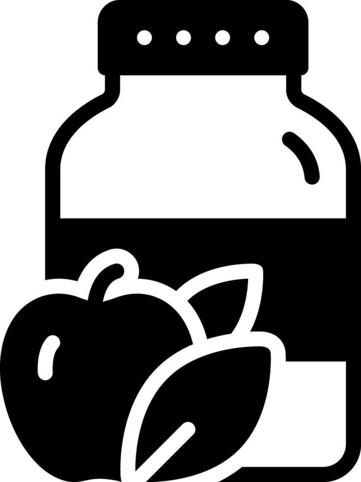 solid icon for supplement vector