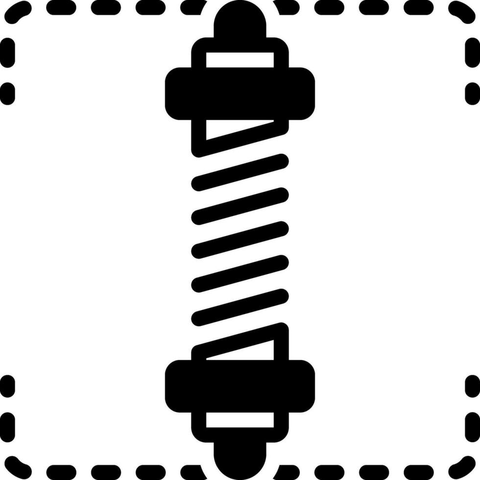 solid icon for springs vector