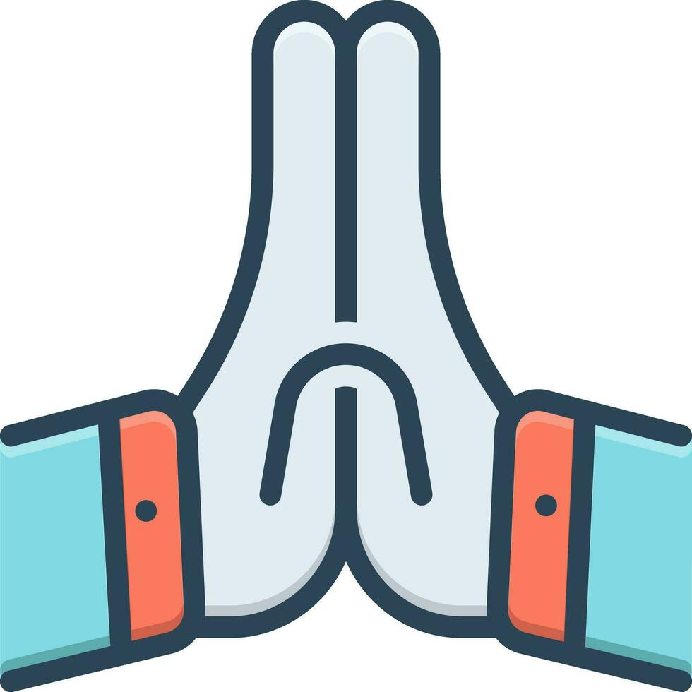color icon for beliefs vector
