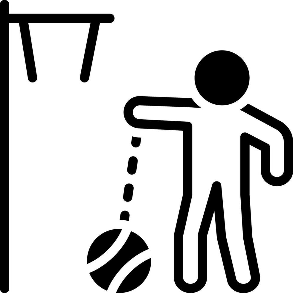 solid icon for playing vector
