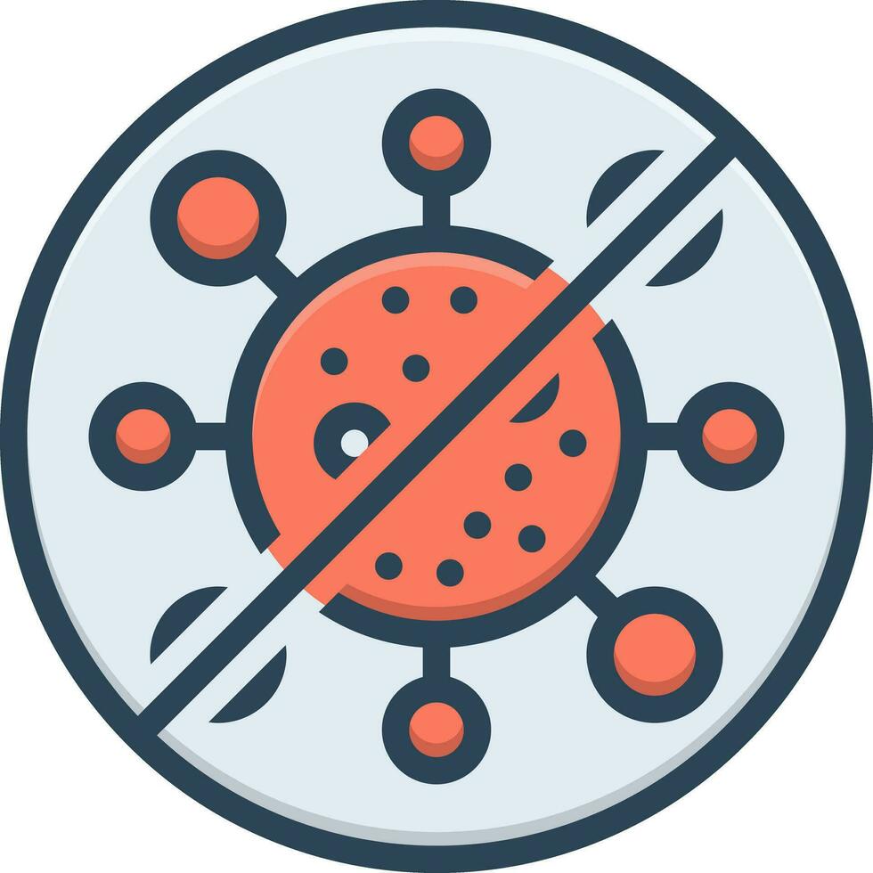 color icon for about vector