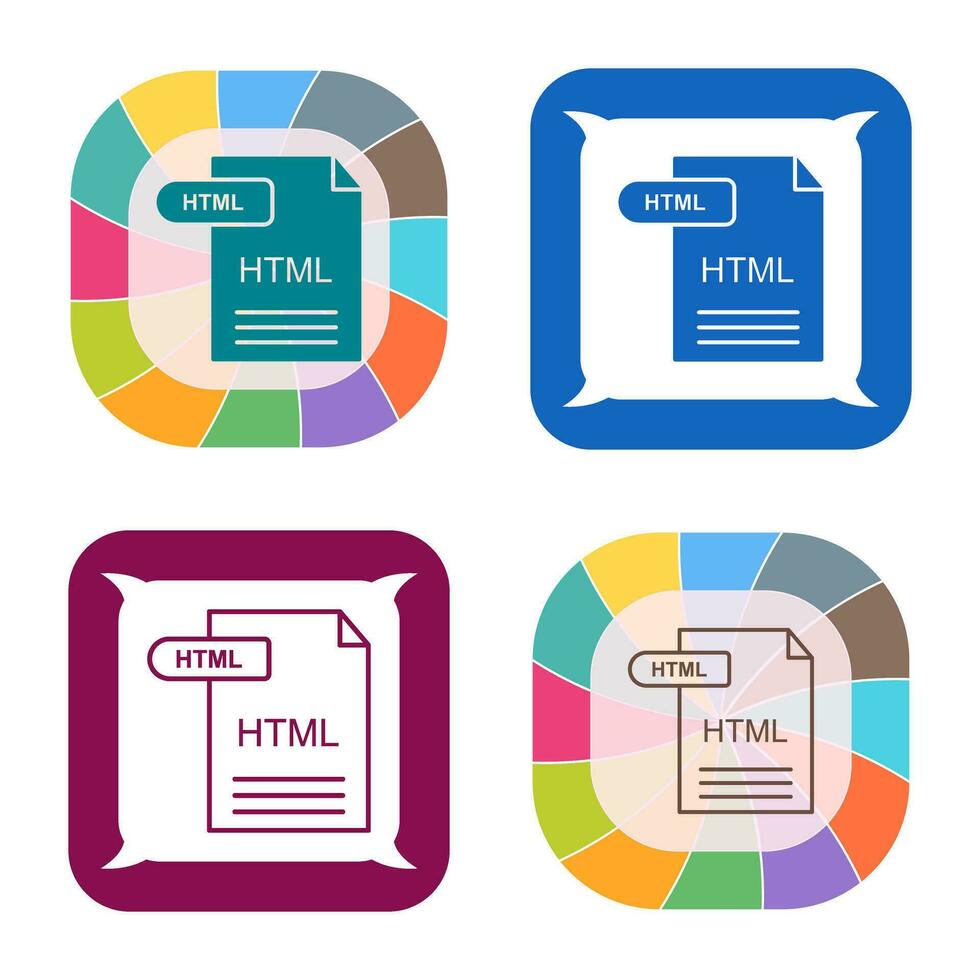 HTML Vector Icon