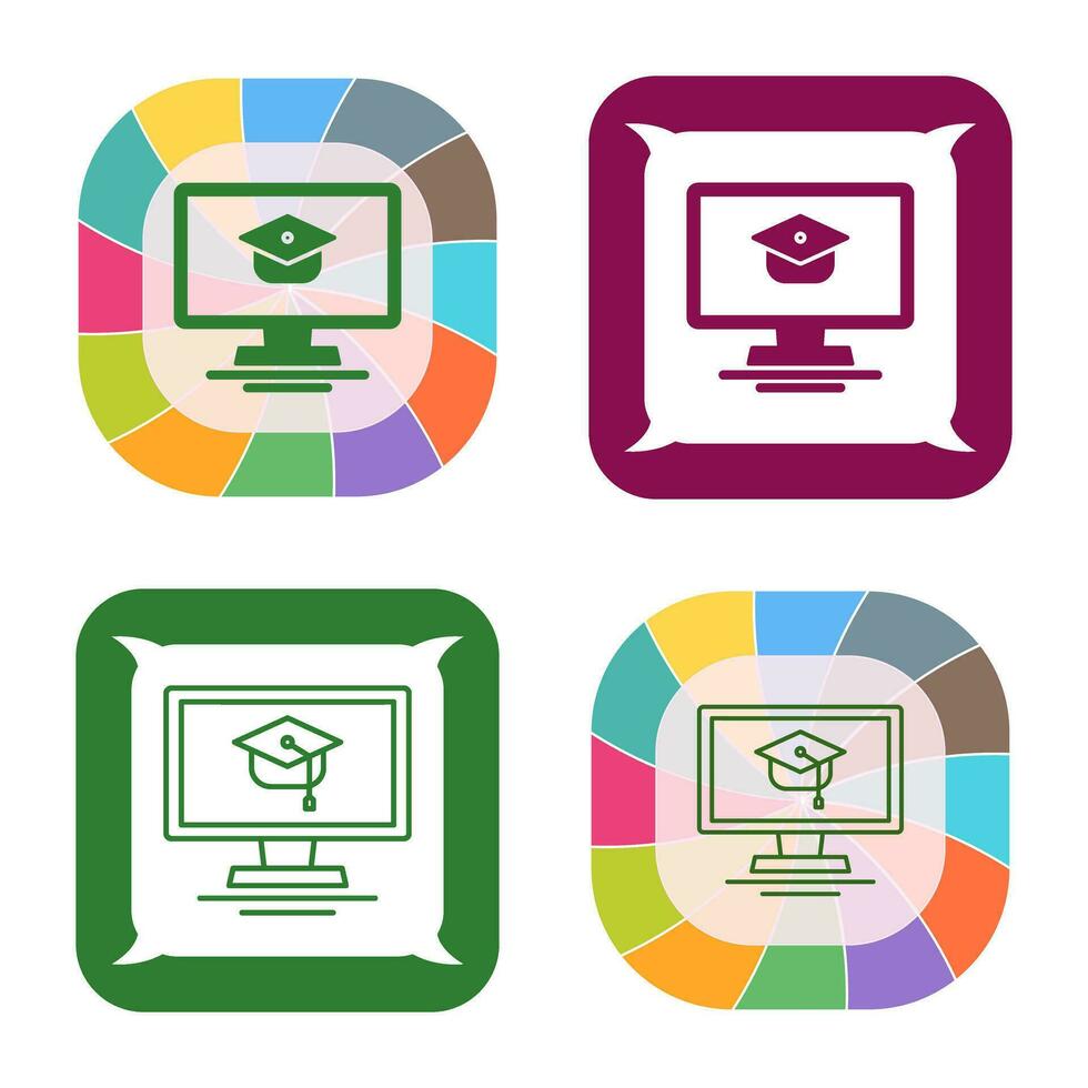 Online Course Vector Icon