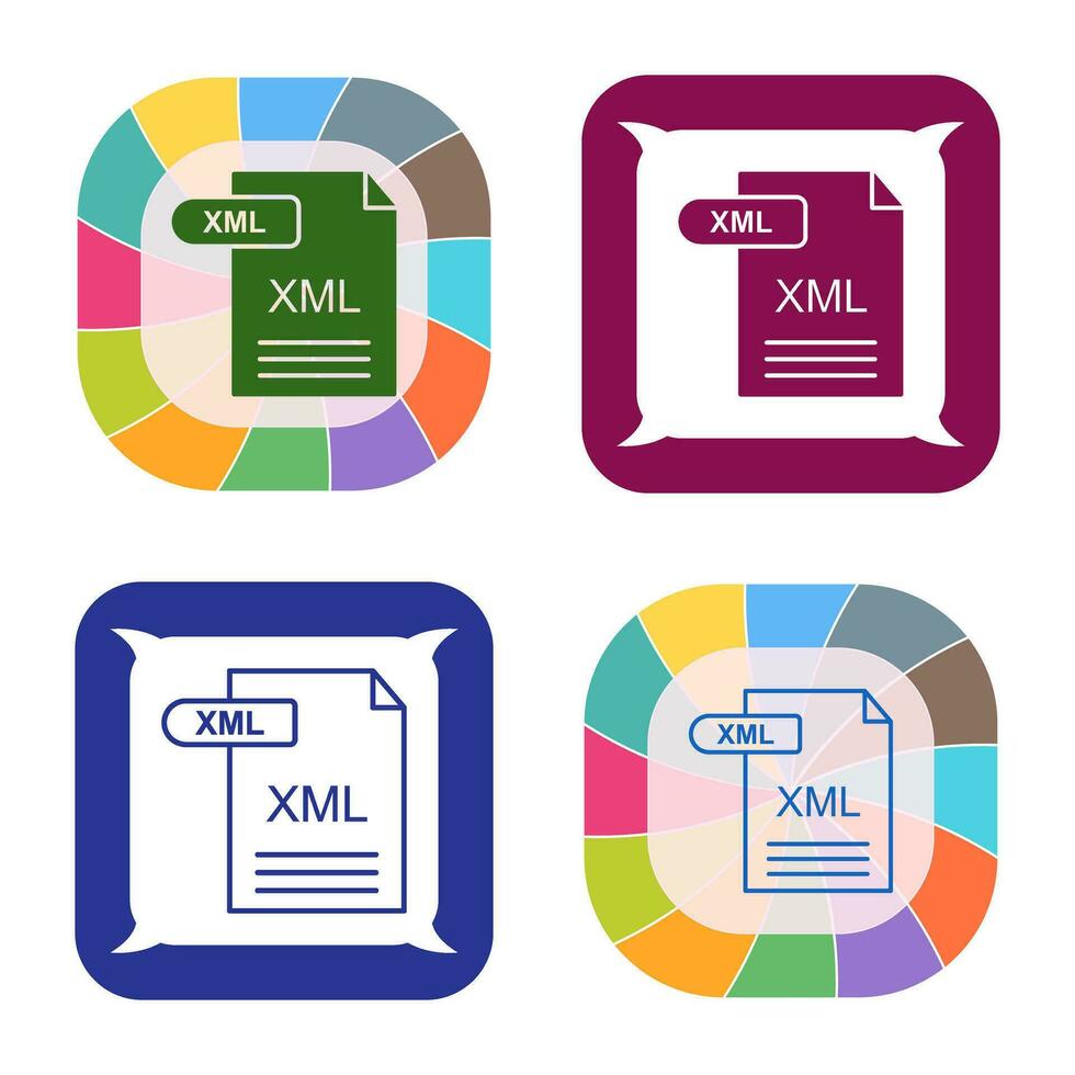 XML Vector Icon