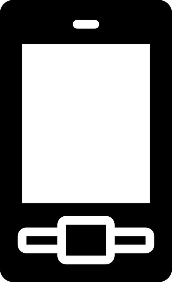 solid icon for ipaq vector