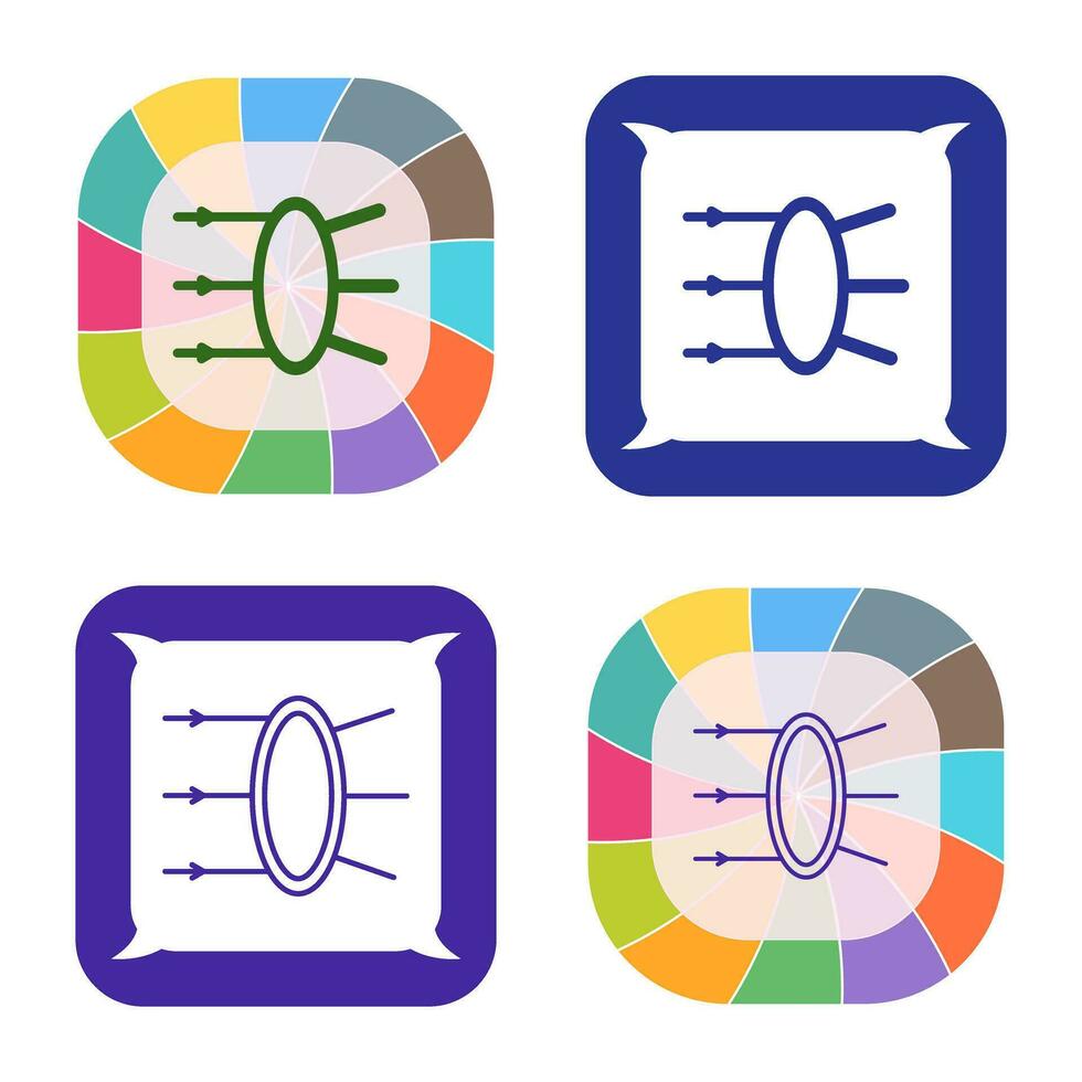 Refraction Vector Icon