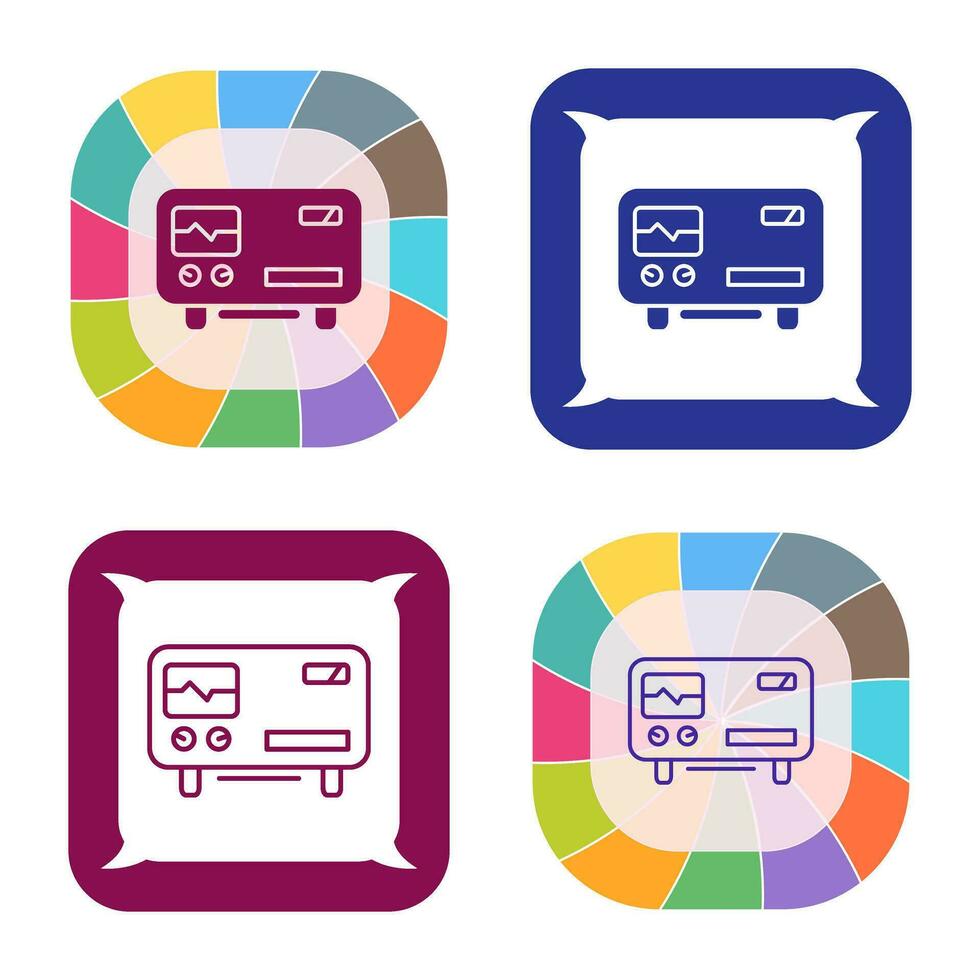 Oscillscope Vector Icon