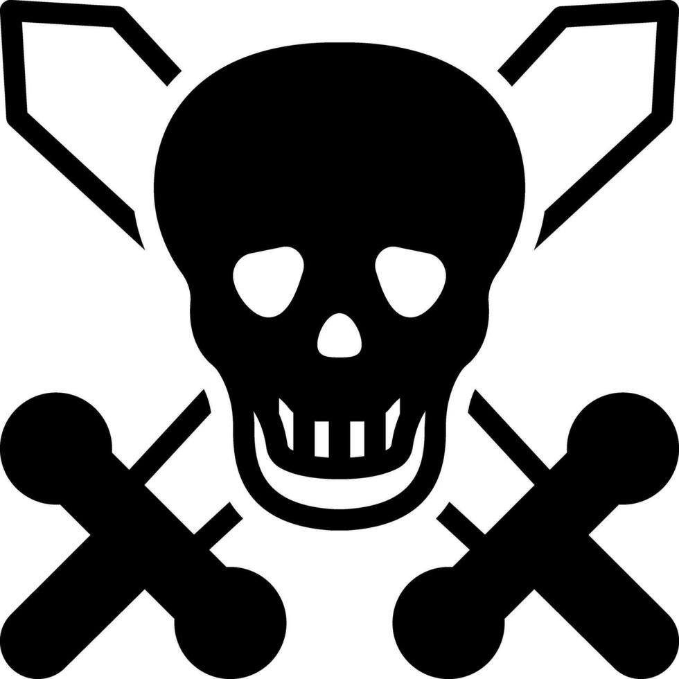 solid icon for kills vector