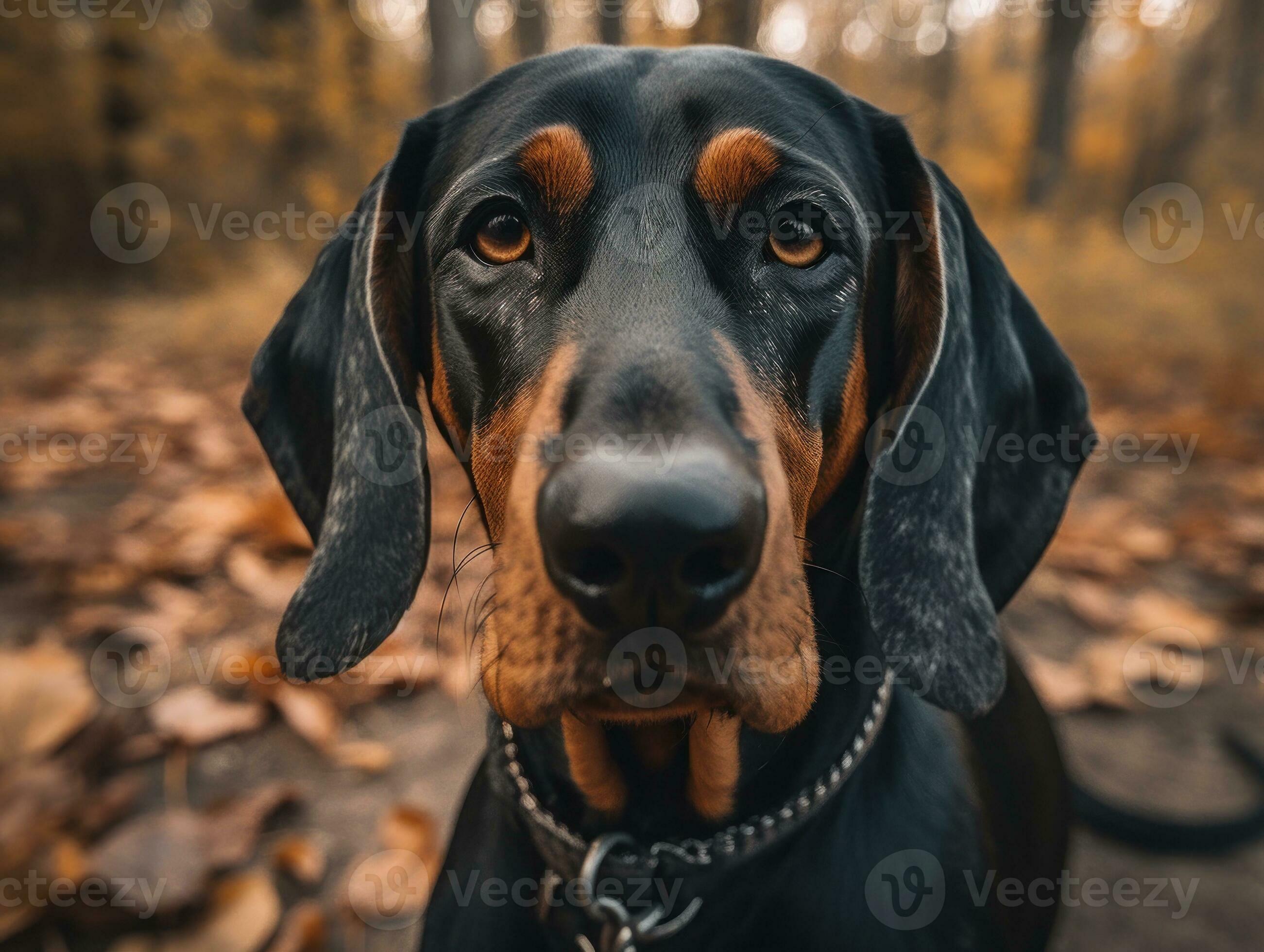 coonhound puppy black