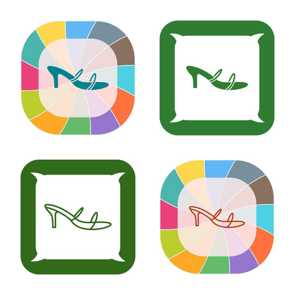 Stylish Sandals Vector Icon