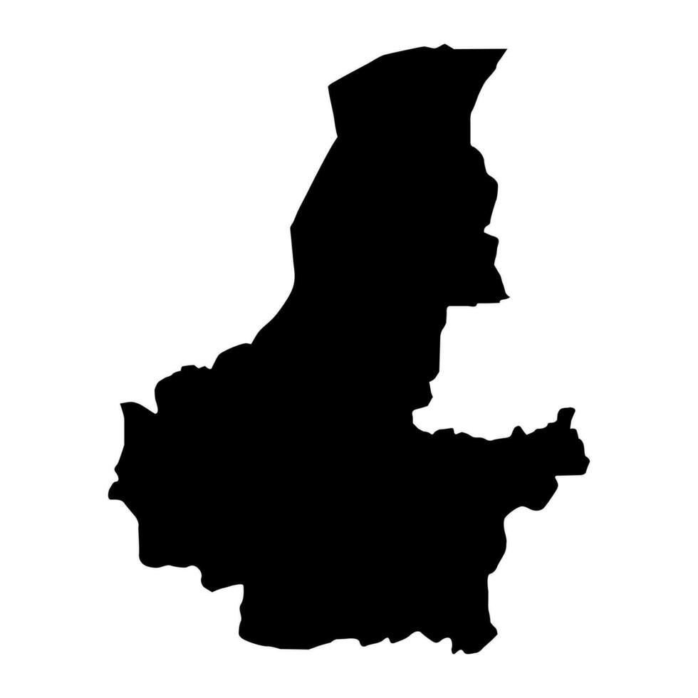 faryab provincia mapa, administrativo división de Afganistán. vector