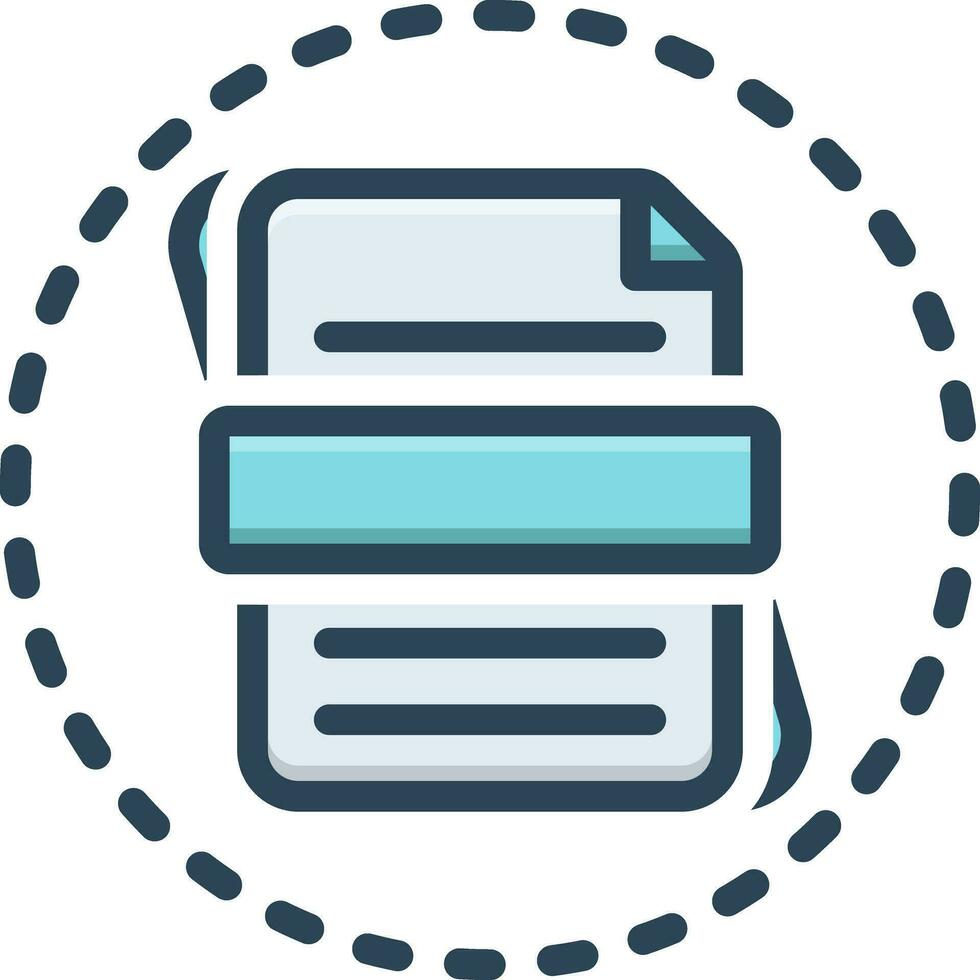 color icon for mod file vector