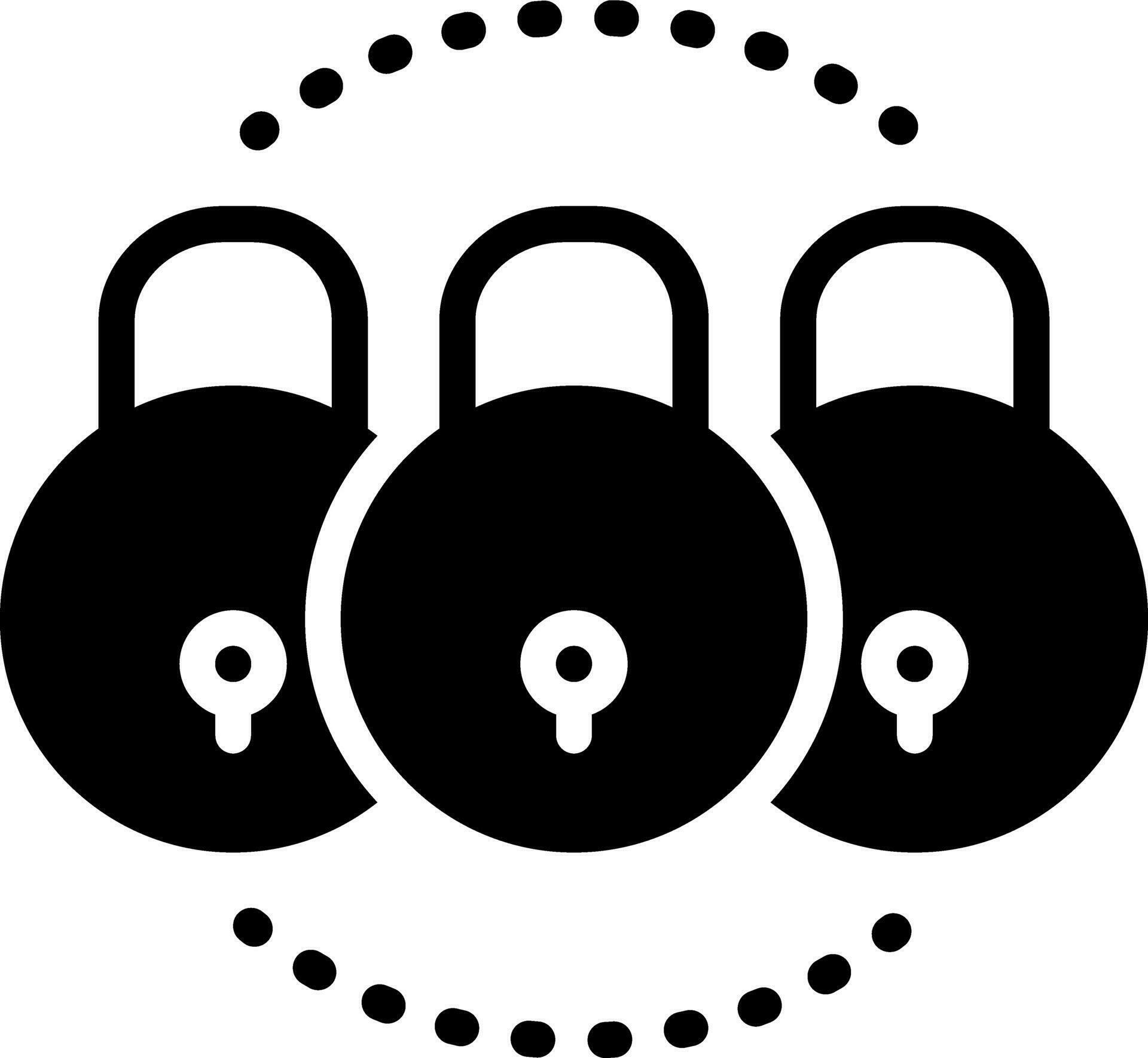 solid icon for locks 29583662 Vector Art at Vecteezy