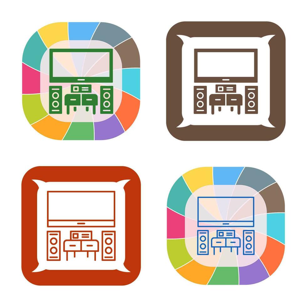 Home Theater Vector Icon