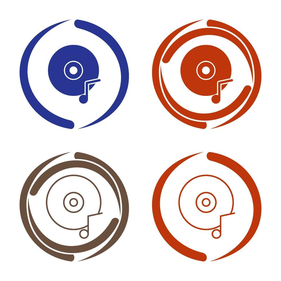 Music CD Vector Icon