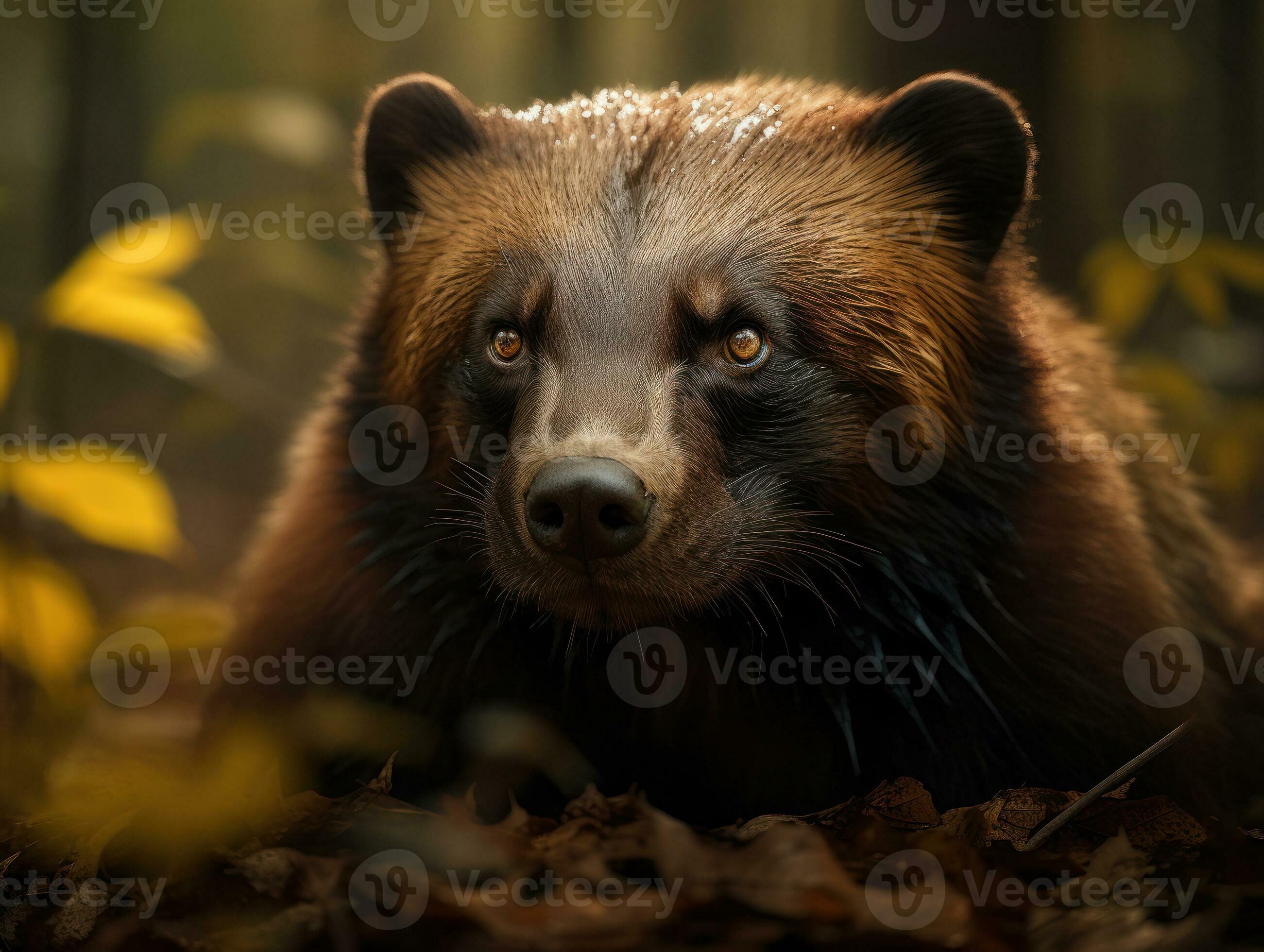 Wolverine portrait created with Generative AI technology 29583920 Stock