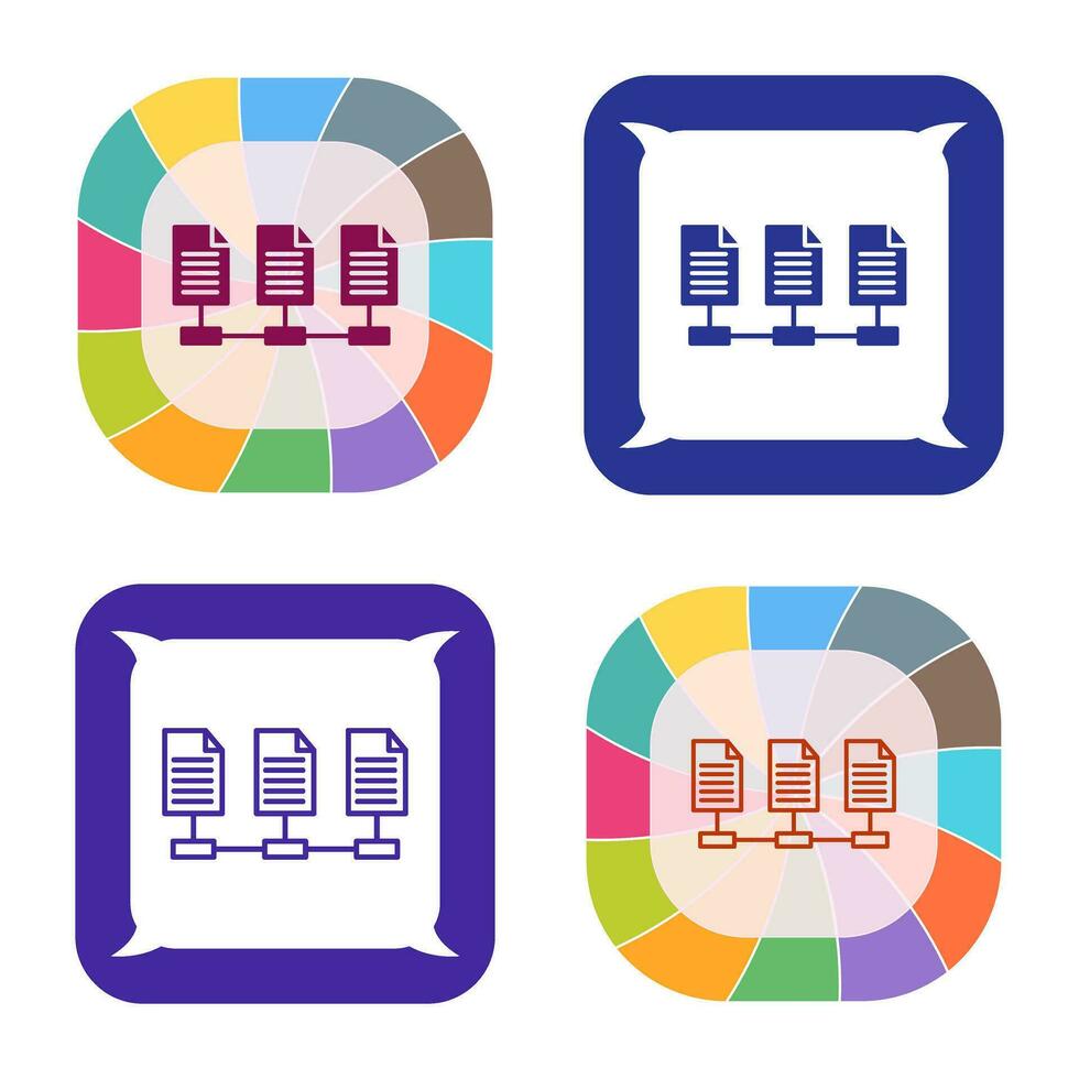 Network Files Vector Icon