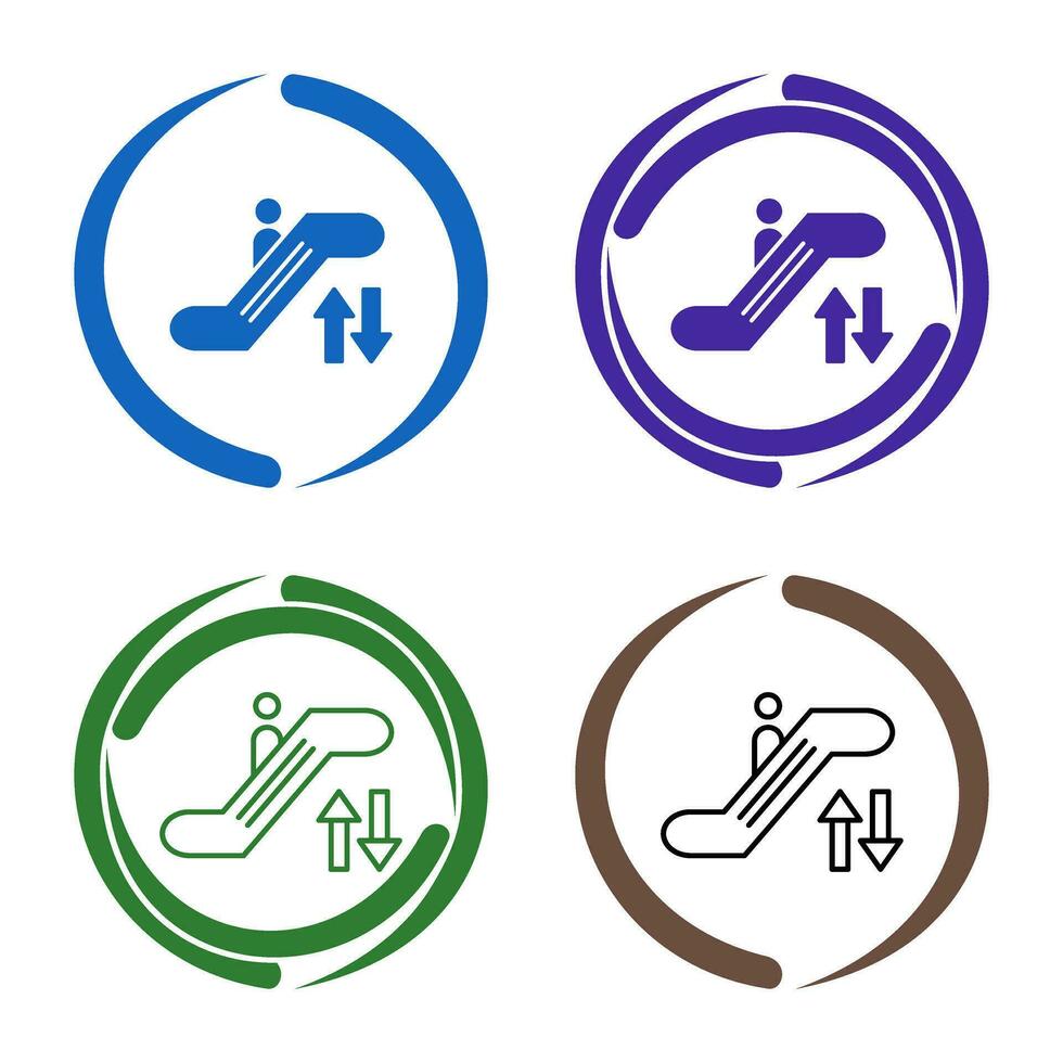 Escalator Vector Icon