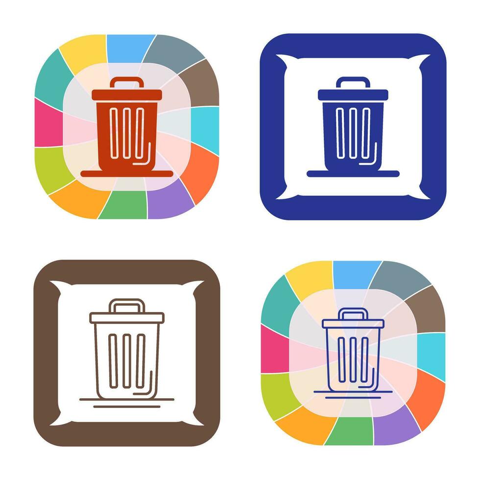 Trash Can Vector Icon