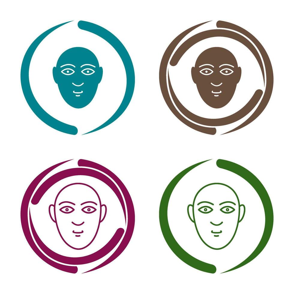 Human Face Vector Icon