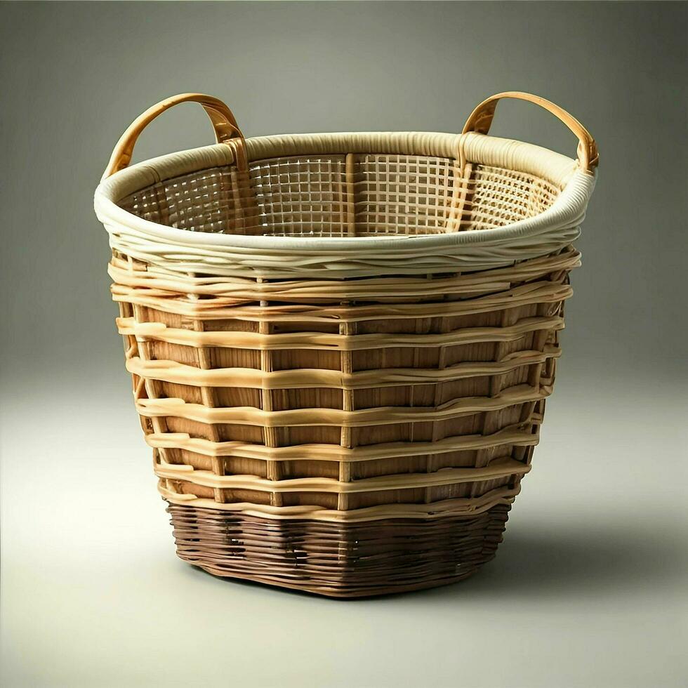 Clean basket design, Ai Generative photo