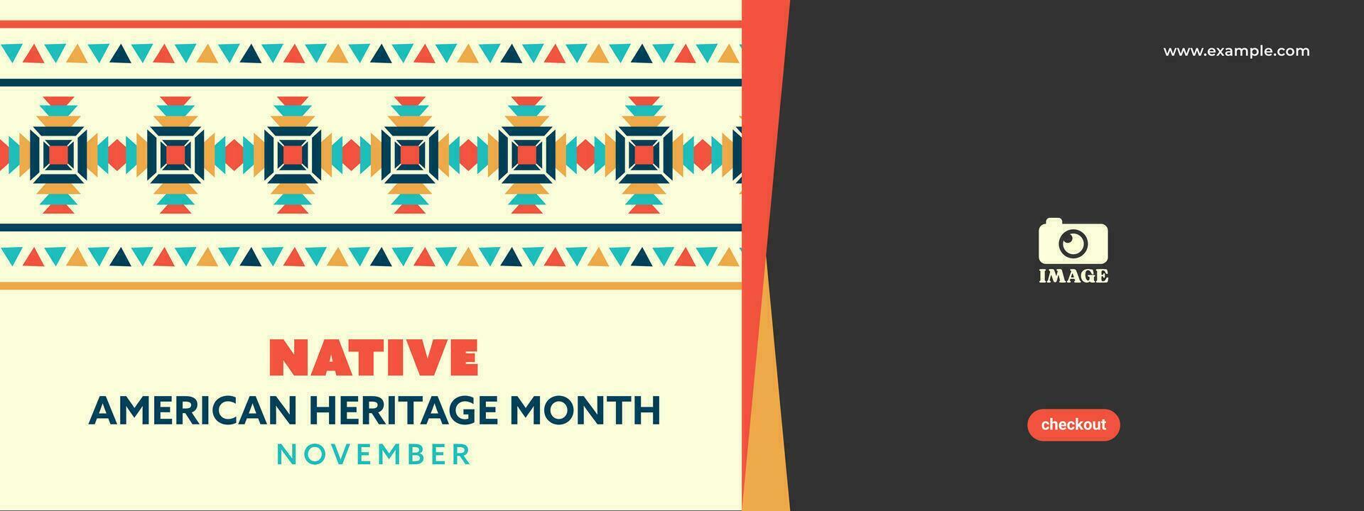 Native American Heritage Month. pattern design for greetings, backgrounds, banners, posters. vector