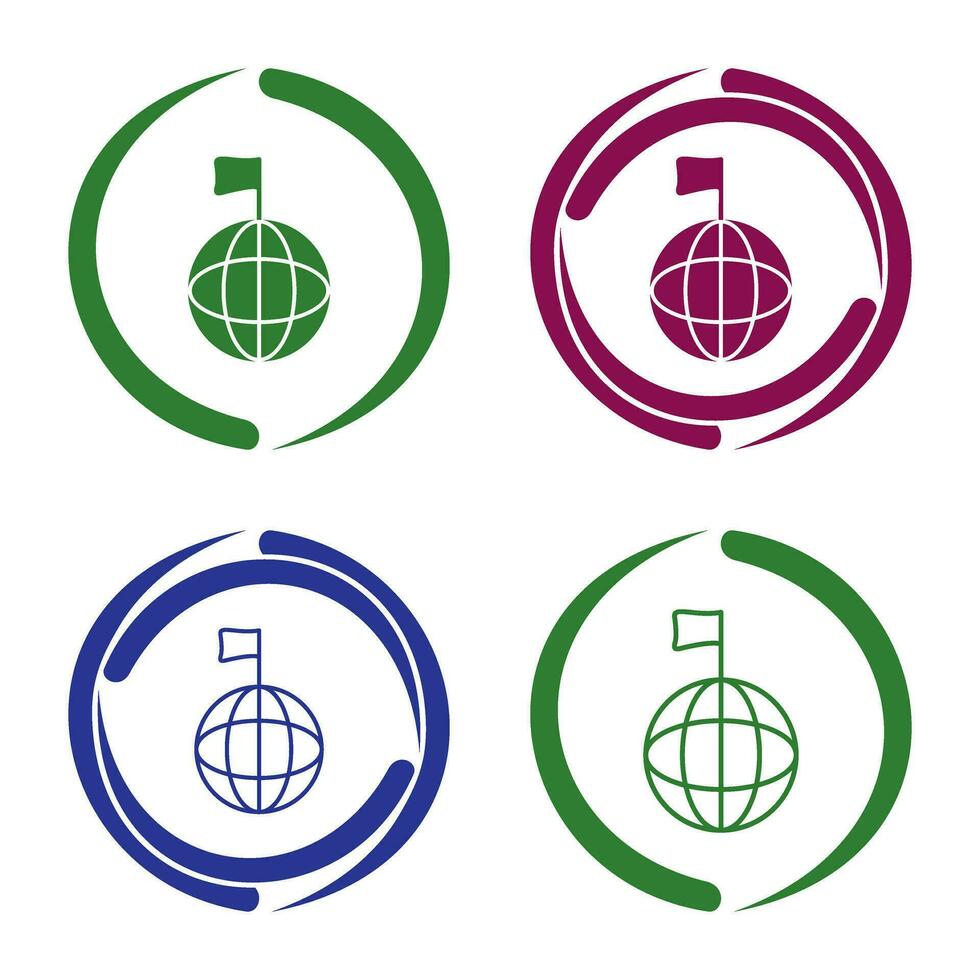 Unique Global Signals Vector Icon