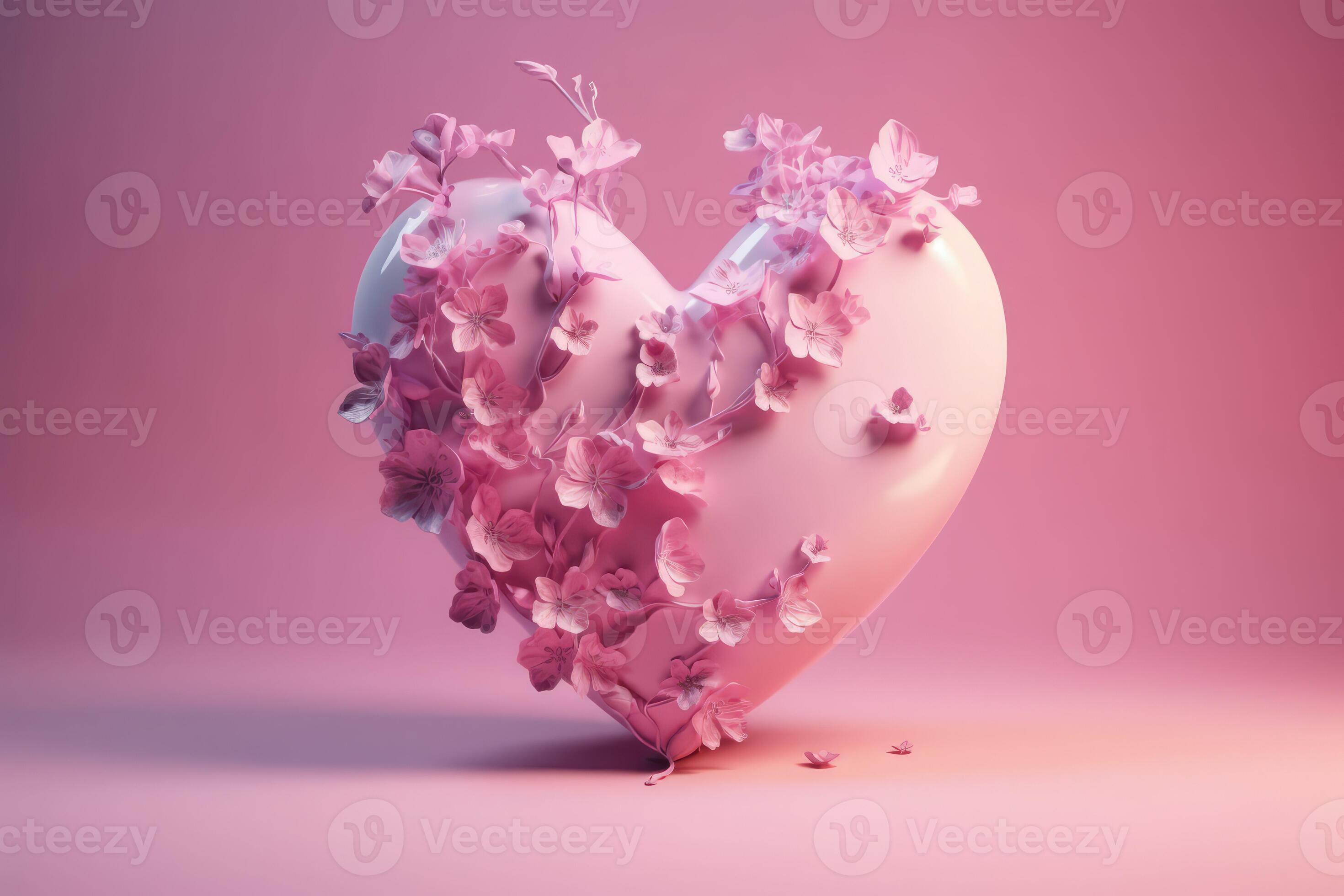 pink-heart-shape-card-generate-ai-29585317-stock-photo-at-vecteezy