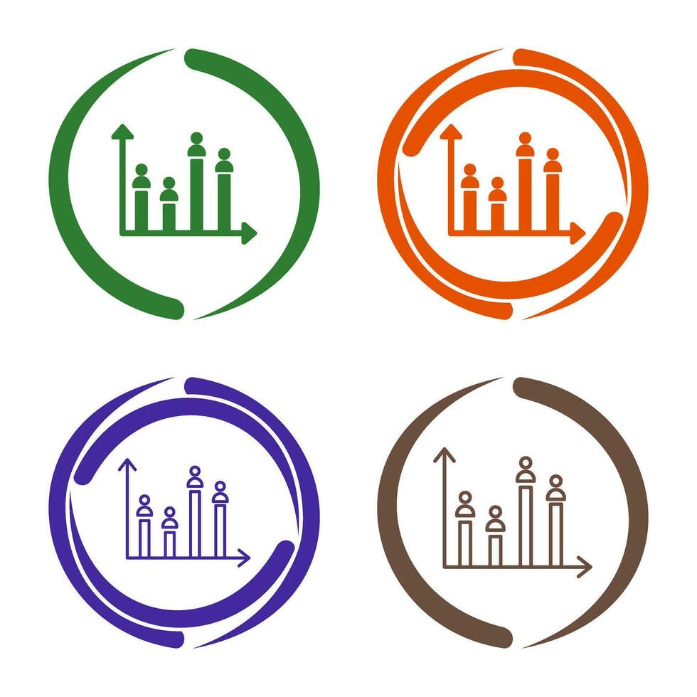 Candidate Graph Vector Icon
