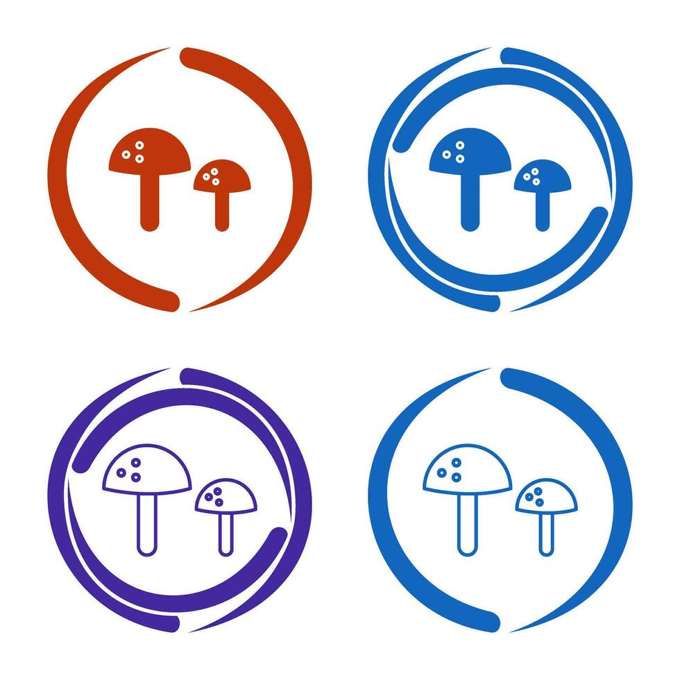 Mushrooms Vector Icon