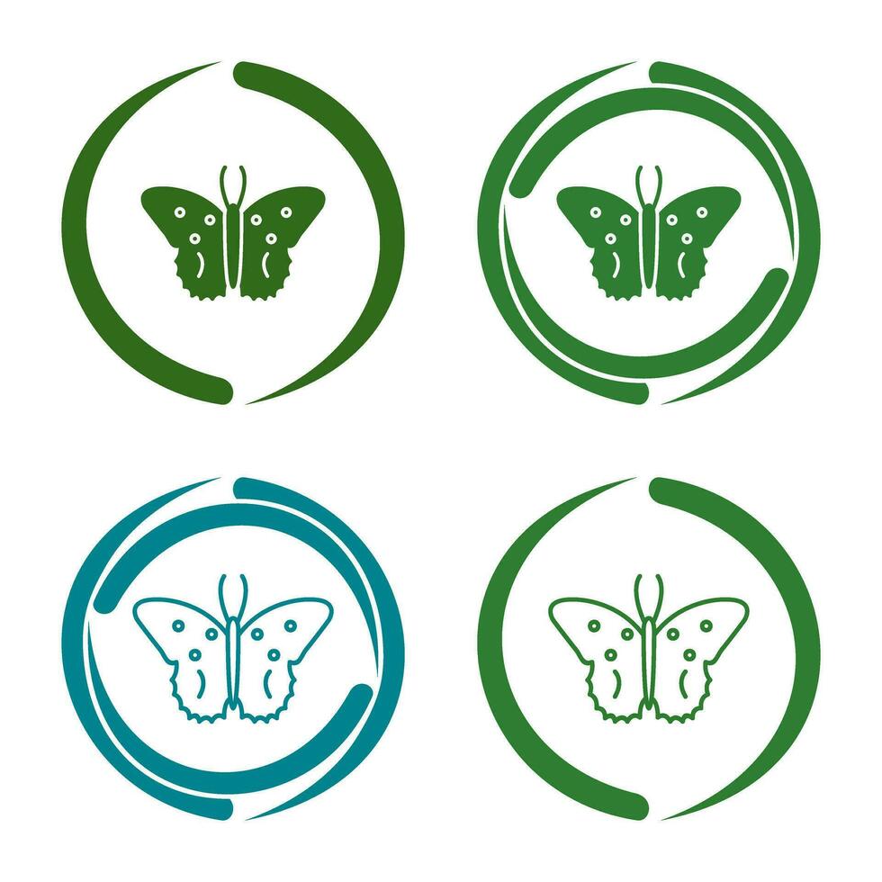 icono de vector de mariposa