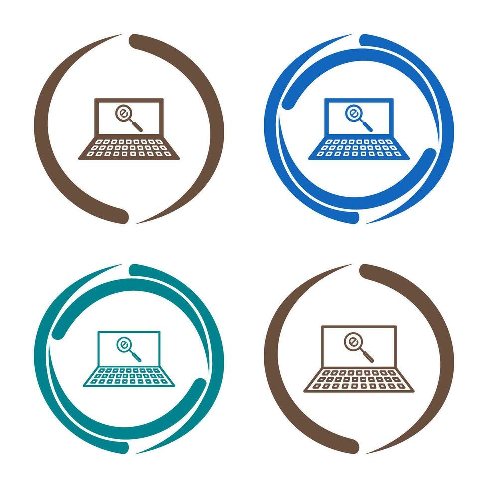 Unique Find on Internet Vector Icon