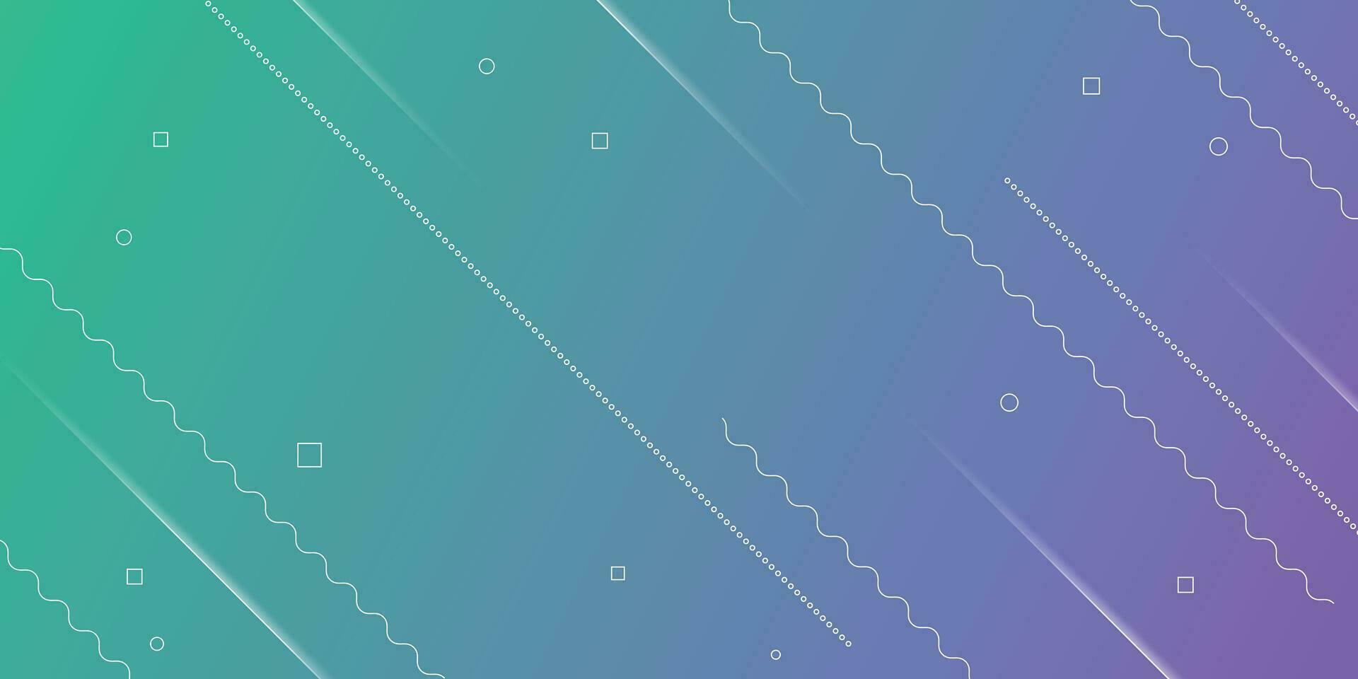 Gradient texture with memphis elements. vector