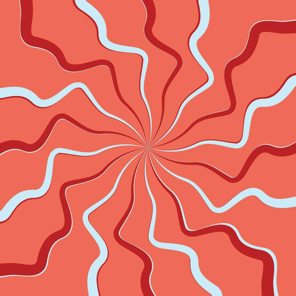 Abstract psychedelic groovy background. Vector. vector