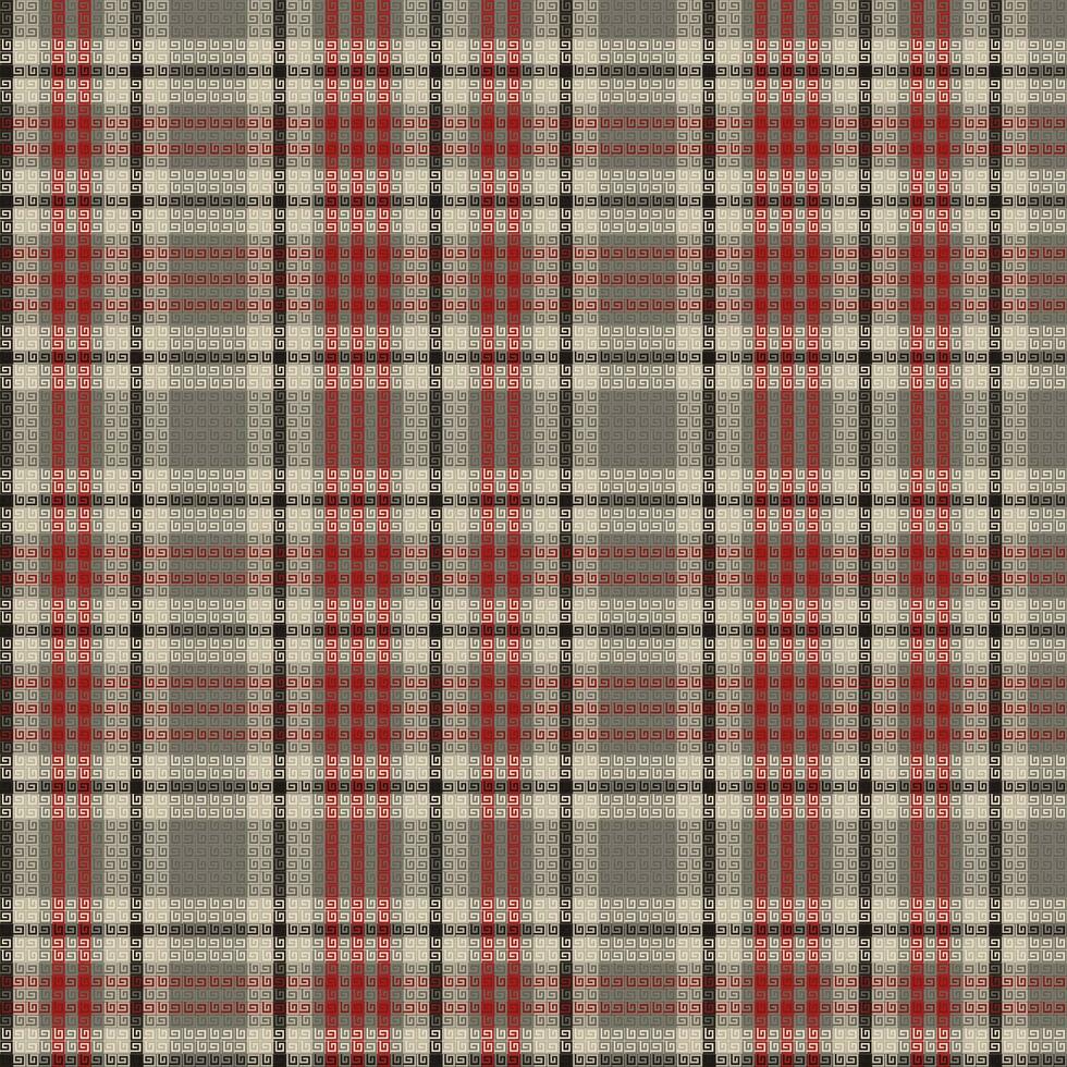 Tartan plaid pattern with texture and coffee color. vector