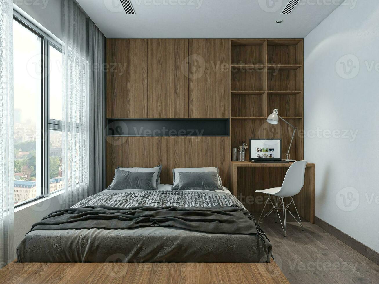 5 Tips for Creating a Stylish Master Bedroom Retreat 3D rendering photo