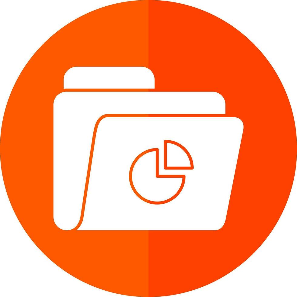 Pie Chart Vector Icon Design